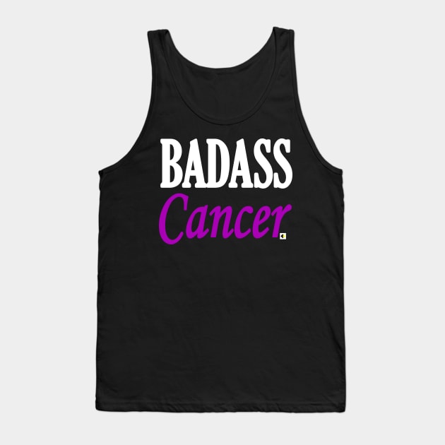 BADASS Cancer Tank Top by AddOnDesign